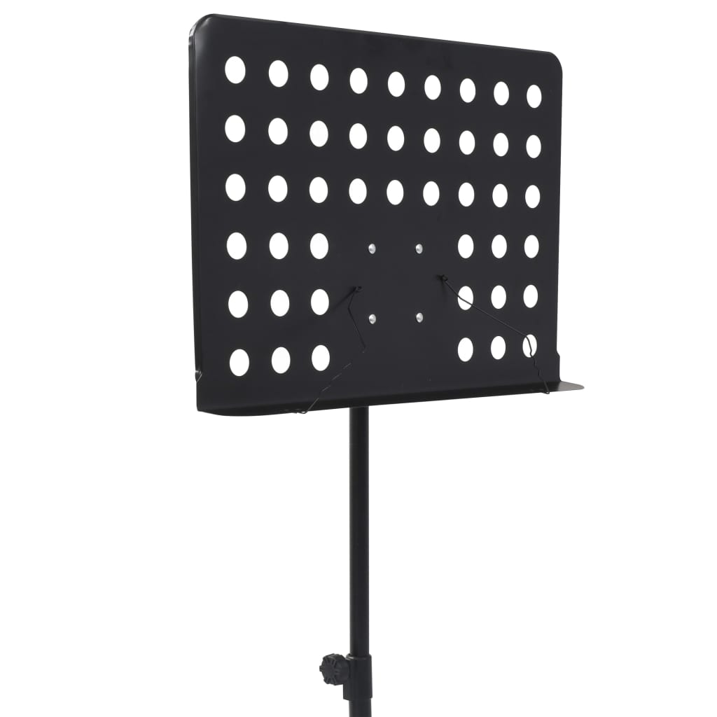 Music Stand Black Steel
