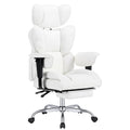 Gaming Computer Chair, Executive Ergonomic Chair With Footrest, High-back Reclining Design