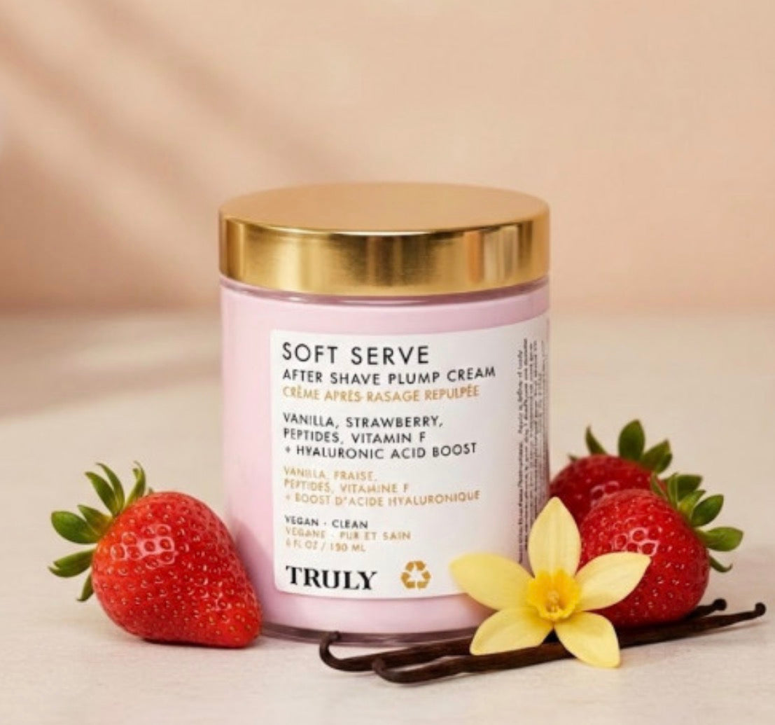Crema Truly Soft Serve Fresa