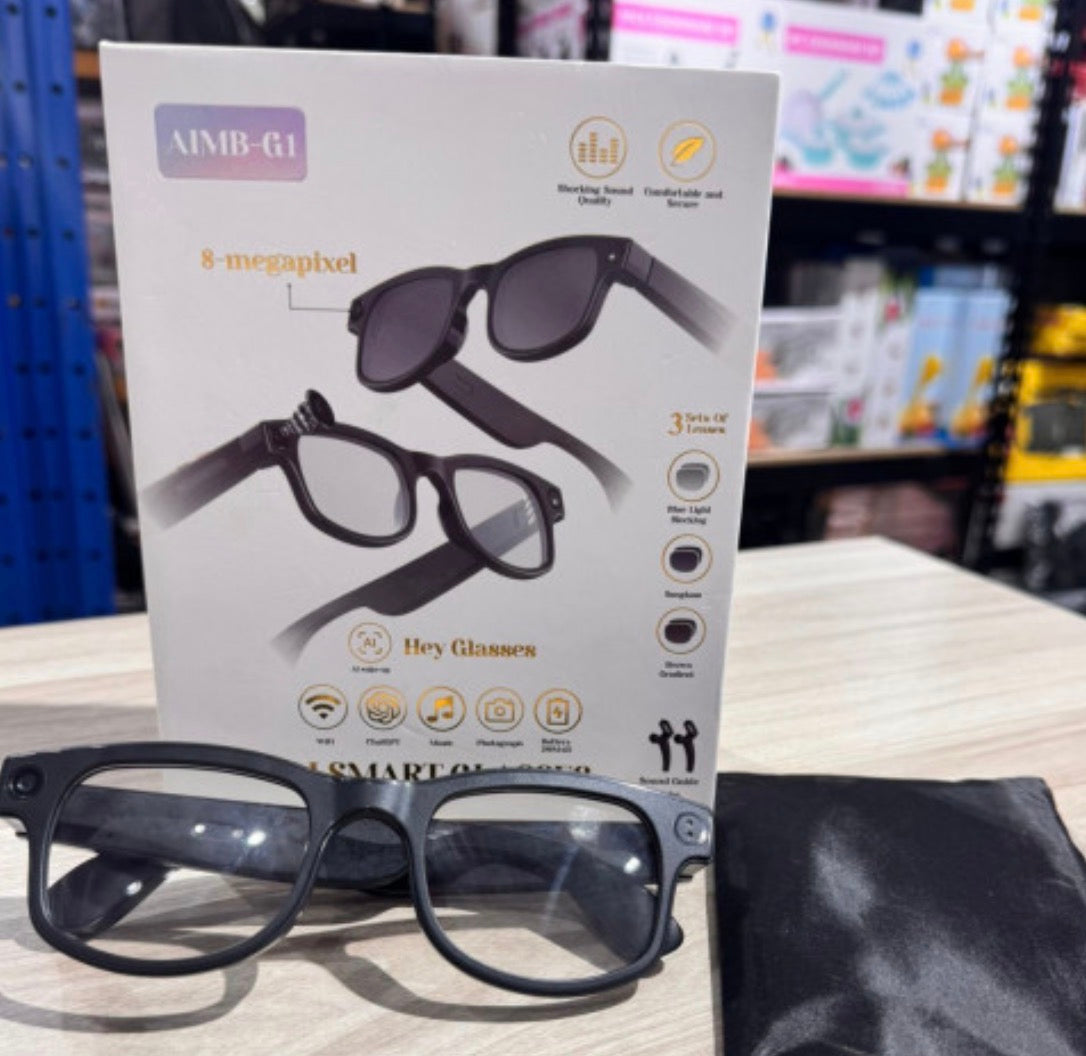 LENTES/GAFAS INTELIGENTES CON VIDEO (50 UND X CAJA)