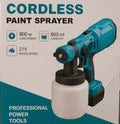 PISTOLA DE PINTURA CORDLESS 2 BATERIAS 48V AM-411 (12 UND X CAJA)
