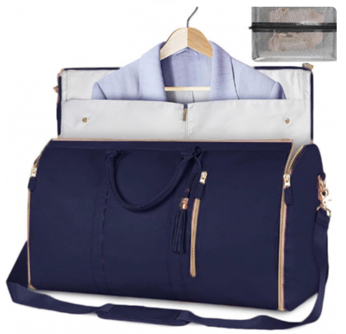 BOLSO DE VIAJE COVERTIBLE AZUL