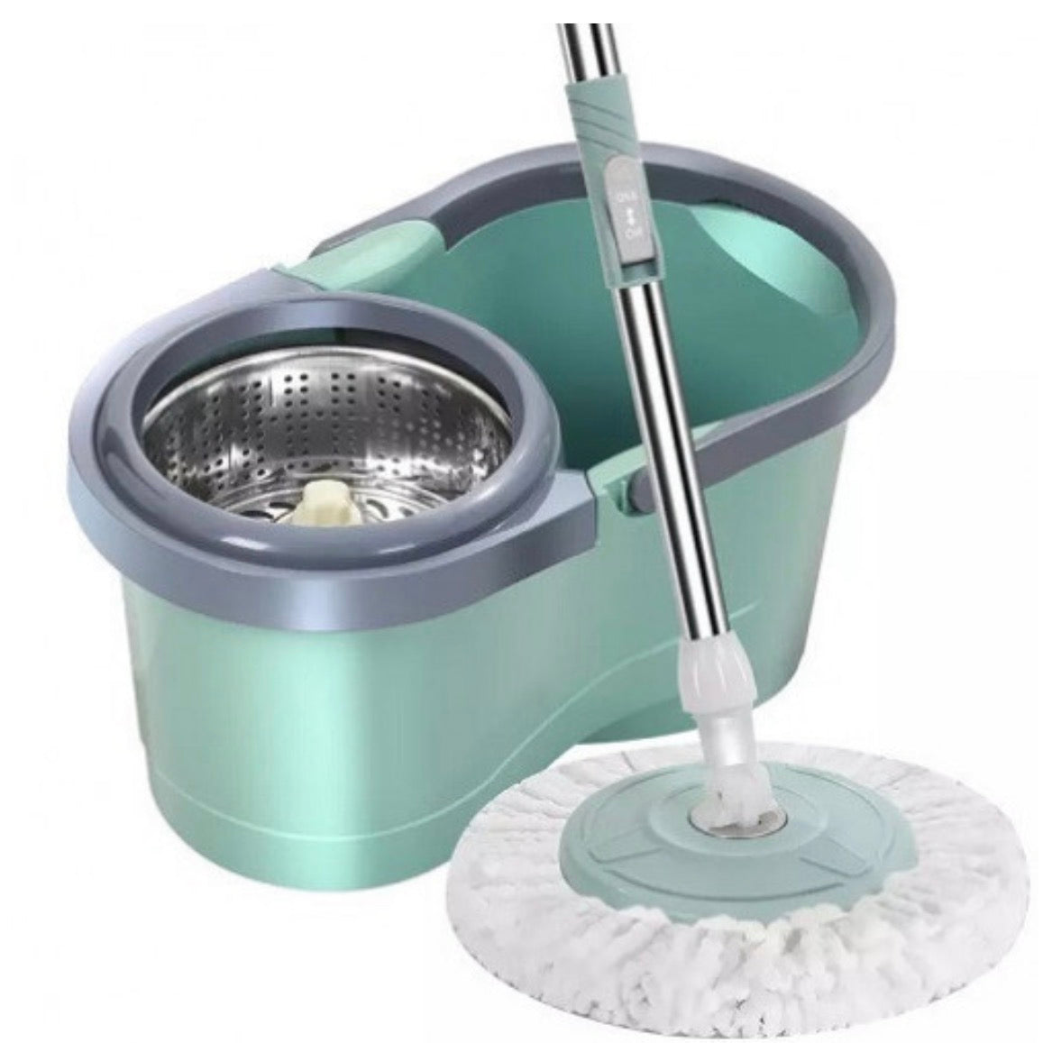 TRAPEADOR GIRATORIO PLASTICO CON BASE DE ALUMINIO