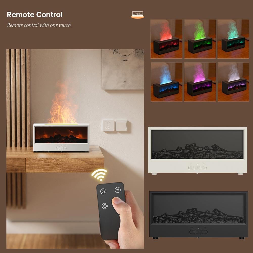 Large Capacity Creative Flame Humidifier Volcano Aromatherapy Machine Smoke Ring Jellyfish Spray Hydrating Diffuser Atmosphere Light Gift