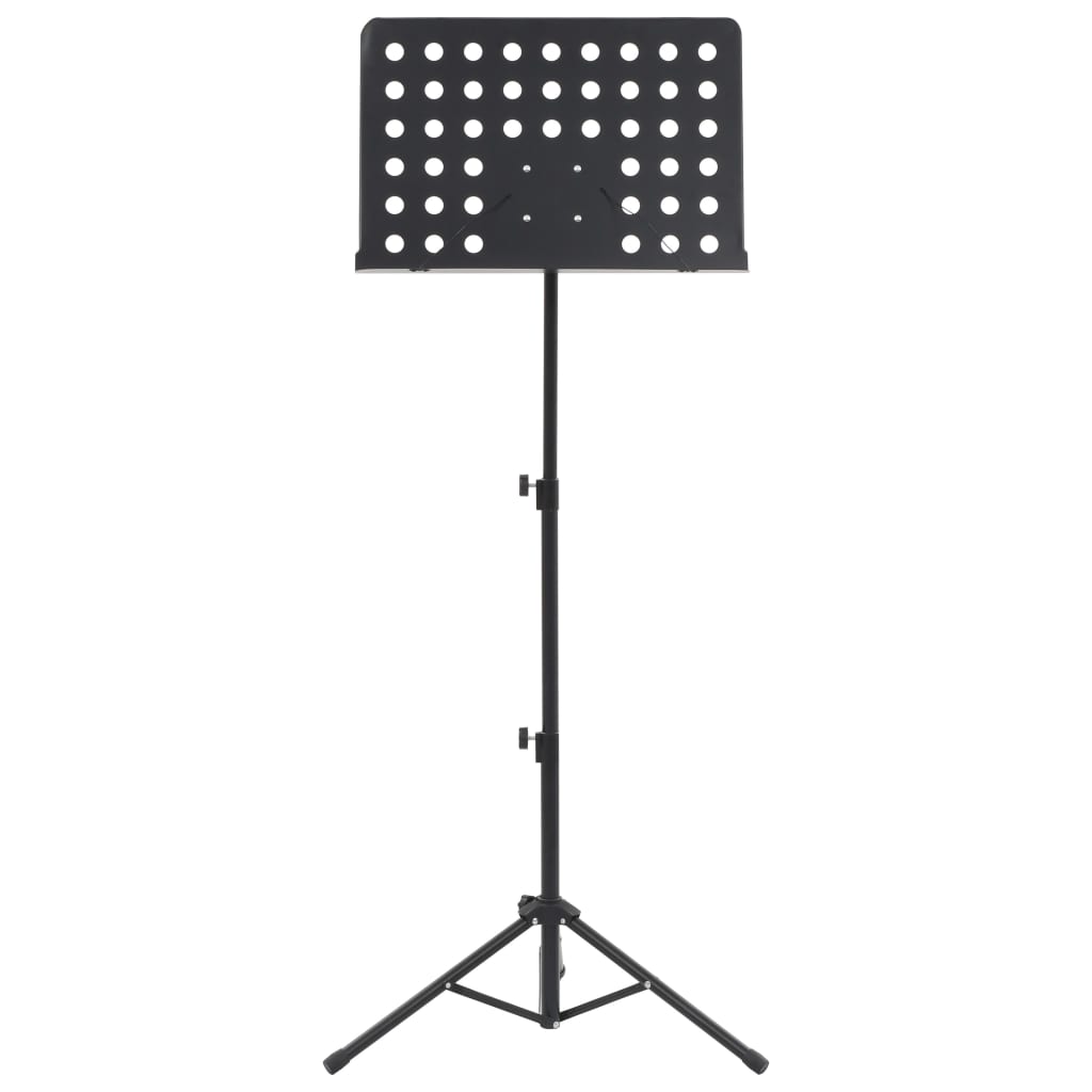 Music Stand Black Steel